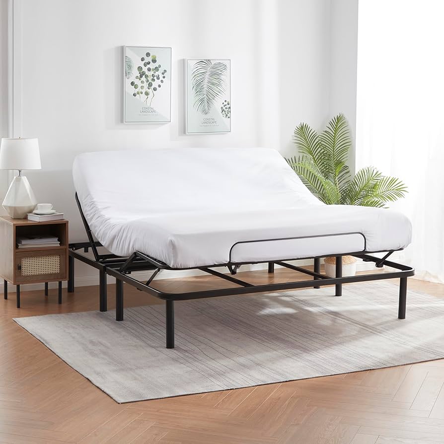 ベッドフレーム bed frame with mattress Amazon.com: JAXPETY Adjustable Bed Frame Queen Electric